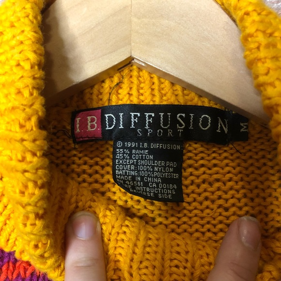 Vintage I.B. Diffusion Sport Funky Knit Sweater - Picture 2 of 4